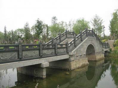 石雕欄桿、石拱橋、石欄桿