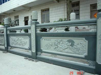 石雕欄桿、石拱橋、石欄桿