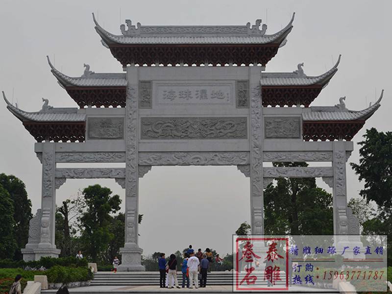 石雕欄桿、石拱橋、石欄桿