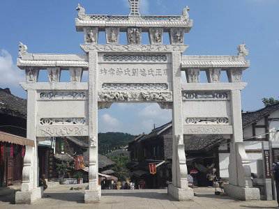 石雕欄桿、石拱橋、石欄桿