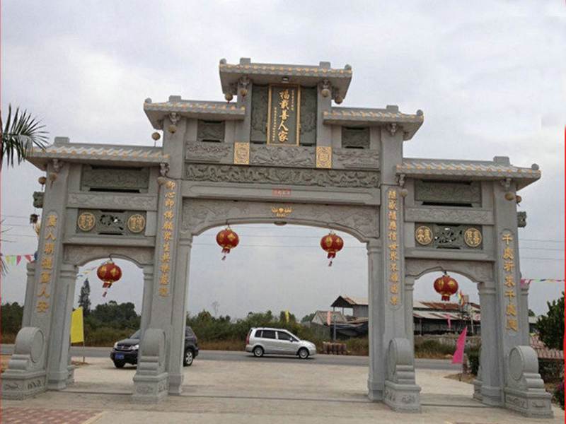 鄉(xiāng)村街道門(mén)樓