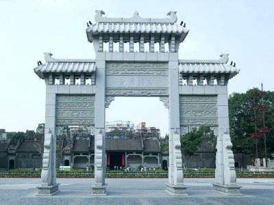 石雕欄桿、石拱橋、石欄桿