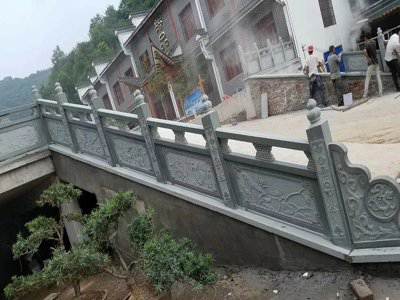 石雕欄桿、石拱橋、石欄桿