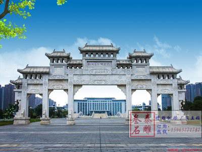 石雕欄桿、石拱橋、石欄桿