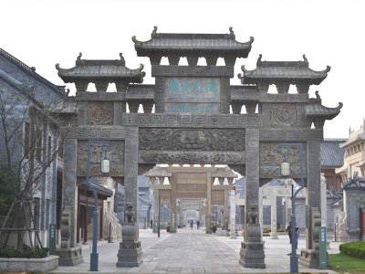 石雕欄桿、石拱橋、石欄桿