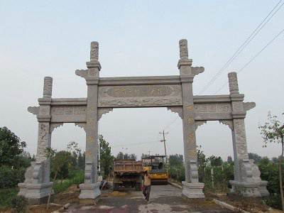 石雕欄桿、石拱橋、石欄桿