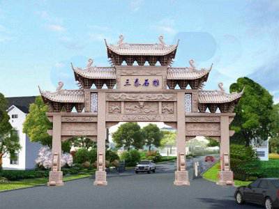 石雕欄桿、石拱橋、石欄桿