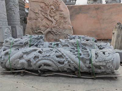 石雕欄桿、石拱橋、石欄桿