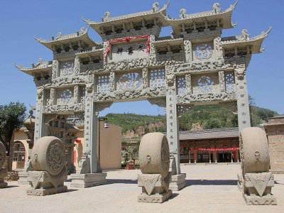 石雕欄桿、石拱橋、石欄桿