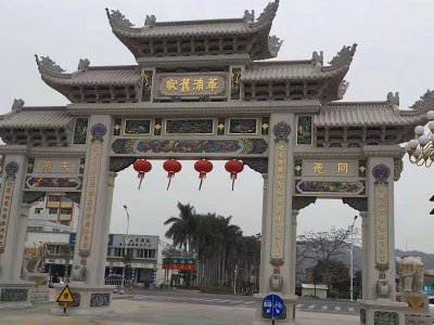 石雕欄桿、石拱橋、石欄桿