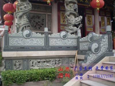 石雕欄桿、石拱橋、石欄桿