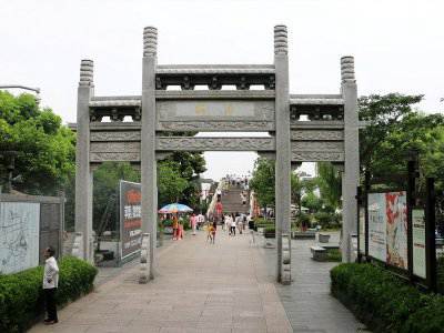 石雕欄桿、石拱橋、石欄桿