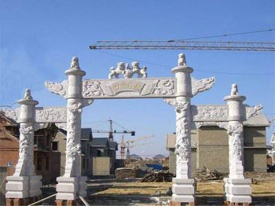 石雕欄桿、石拱橋、石欄桿