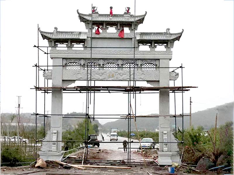 石雕牌樓