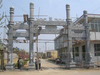 石雕欄桿、石拱橋、石欄桿