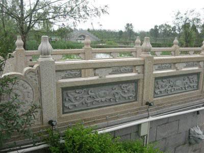 石雕欄桿、石拱橋、石欄桿