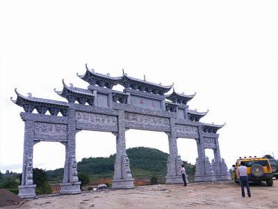 石雕欄桿、石拱橋、石欄桿