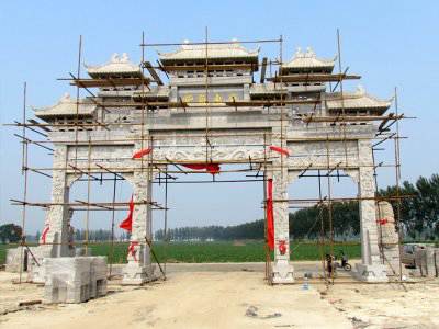 石雕欄桿、石拱橋、石欄桿