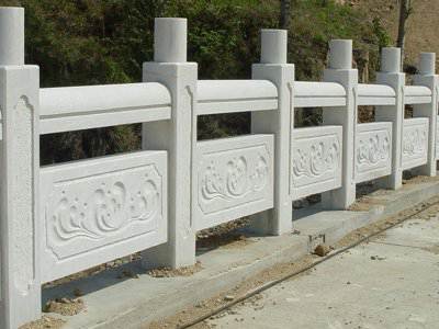 石雕欄桿、石拱橋、石欄桿