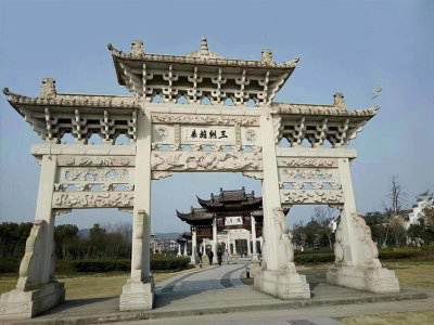 石雕欄桿、石拱橋、石欄桿