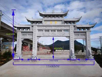 石雕欄桿、石拱橋、石欄桿