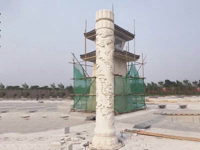 石雕欄桿、石拱橋、石欄桿