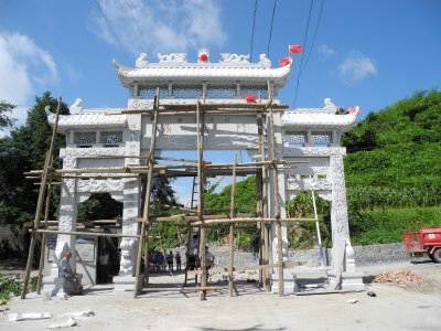 石雕欄桿、石拱橋、石欄桿