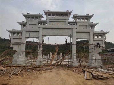 石雕欄桿、石拱橋、石欄桿