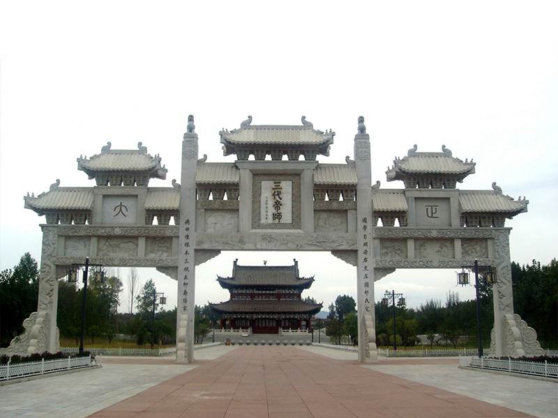 三門九樓石牌坊樣式