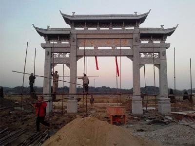 石雕欄桿、石拱橋、石欄桿