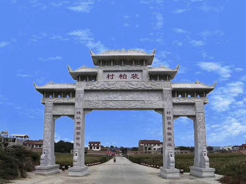 農村牌坊雕刻