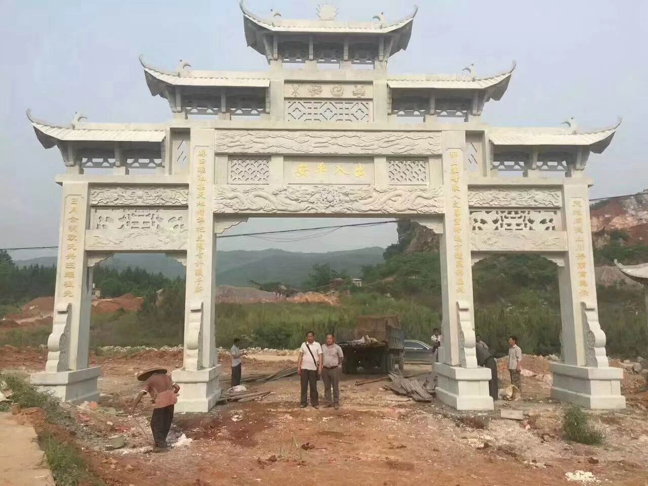 村牌坊安裝建造