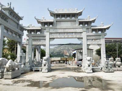 石雕欄桿、石拱橋、石欄桿